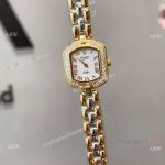 Replica Rolex Cellini Vintage Ladies Watch Half Gold White Roman Dial